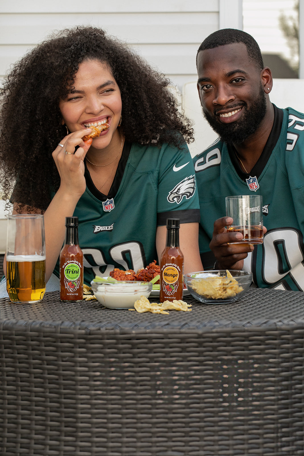 Couples with Grandma's Trini Pepper Sauce