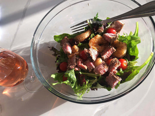 Adventures In The Art Of Leftovers: Surf And Turf Salad